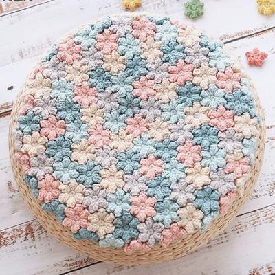 Thick Cotton Wool Yarn Rainbow Color DIY Milk Cotton Crochet Knitting Sweater