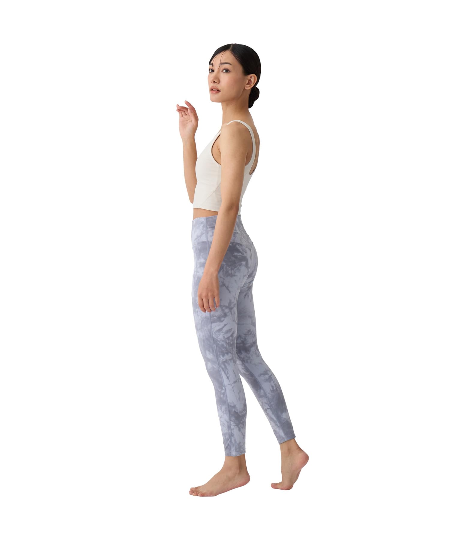

Zen Wear Instructor-Supervised Yoga Pants and Leggings for Women, Comfortable Leggings in Marble (M, Light Gray)