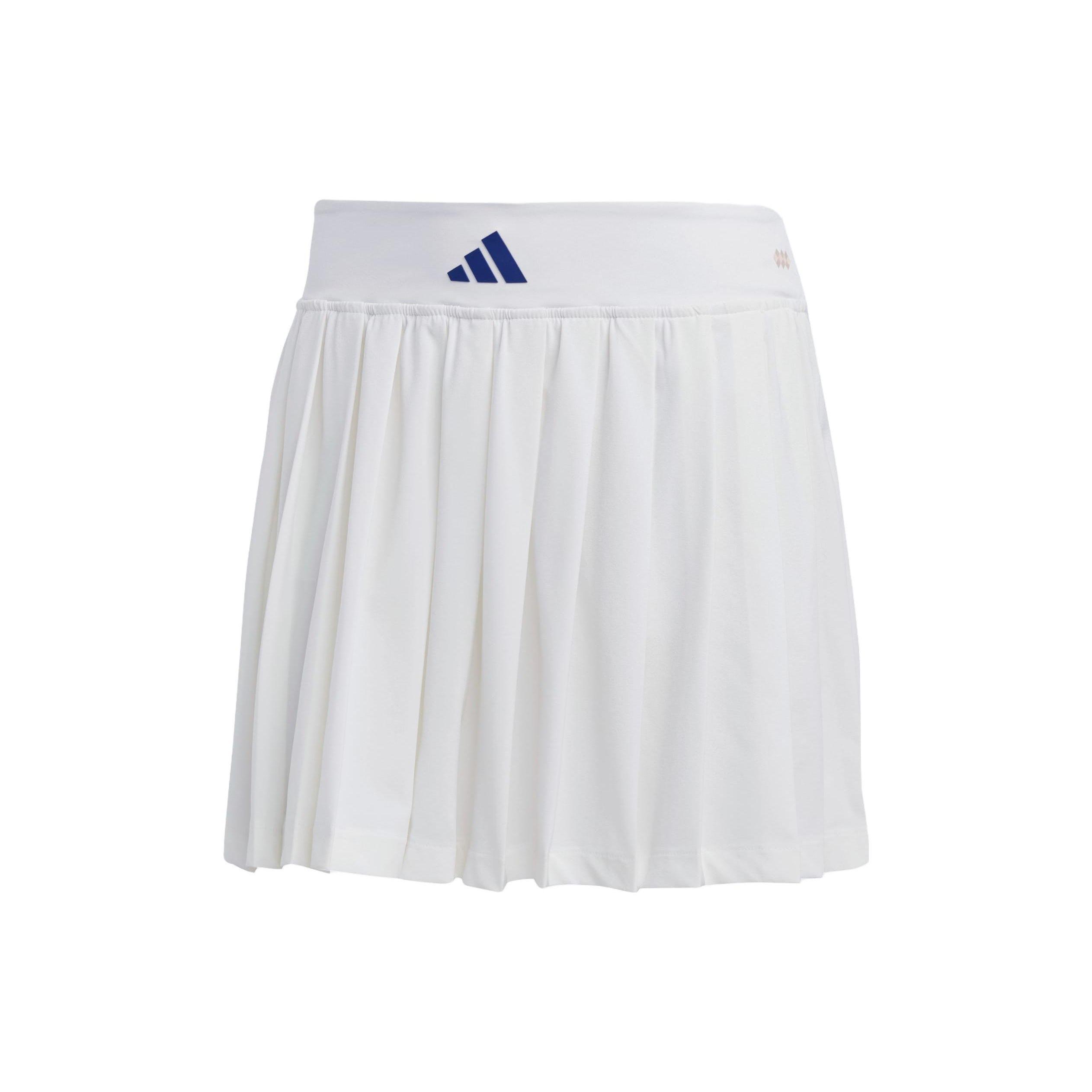 

adidas Clubhouse Premium Classic Tennis Pleated Skirt White Women HZ4306 L