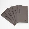 MUJI Assembly Cardboard File Set of A4 Dark 38708643 One-Touch Box, 5, Size, Gray,