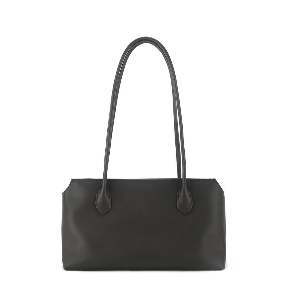 Women's Genuine Leather Tote Bag - Large Capacity Minimalist Underarm Handbag, Versatile Cowhide Shoulder Purse, Spacious Top Handle Bag