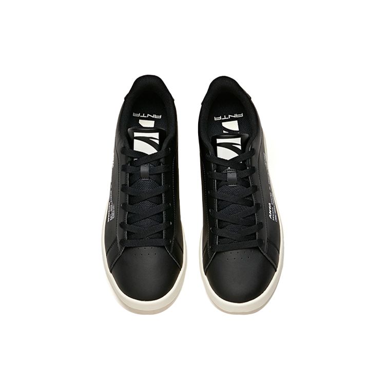 Anta Lifestyle Series Non-Slip Wear-Resistant Fashion Low-Top Casual Sneakers Men Sneakers Black 112118065-5