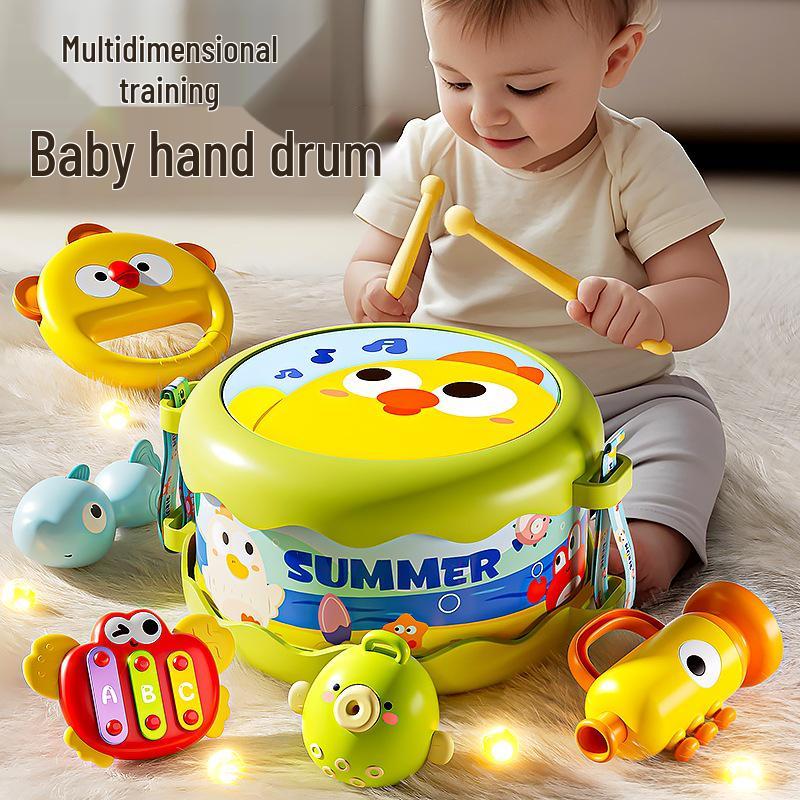 Early Childhood Hand-Clapping Drum: Educational Percussion Toy for Boys, Girls, Babies