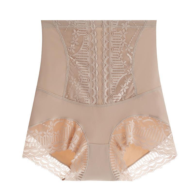 

Douyin Same Сексуальные кружевные брюки с высокой талией, утягивающие бедра, женские утягивающие брюки без следов, женские утягивающие брюки XXL [Suitable for 140-80kg]