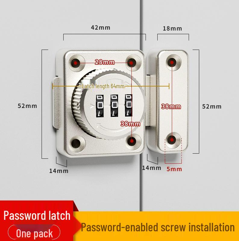 Punch-Free Anti-Theft Double-Open Cabinet & Drawer Lock