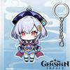 Portachiavi Acrilico Genshin Impact da 12cm Accessori Zaino Studente Hu Tao Yoimiya Zhongli Raiden Shogun Accessori Regali per Feste