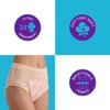 Dignity Bloom Einweg-Periodenunterwäsche - L/XL (12 Stück) | Eng anliegend | 3X Saugstark | Atmungsaktiver Stoff und 360° Auslaufschutz