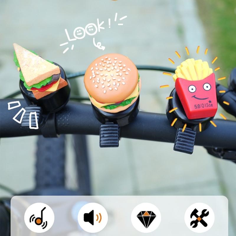 Loud Sound Cute Mountain Bicycles Handlebars Horn Safety Cycling Warning Alarm