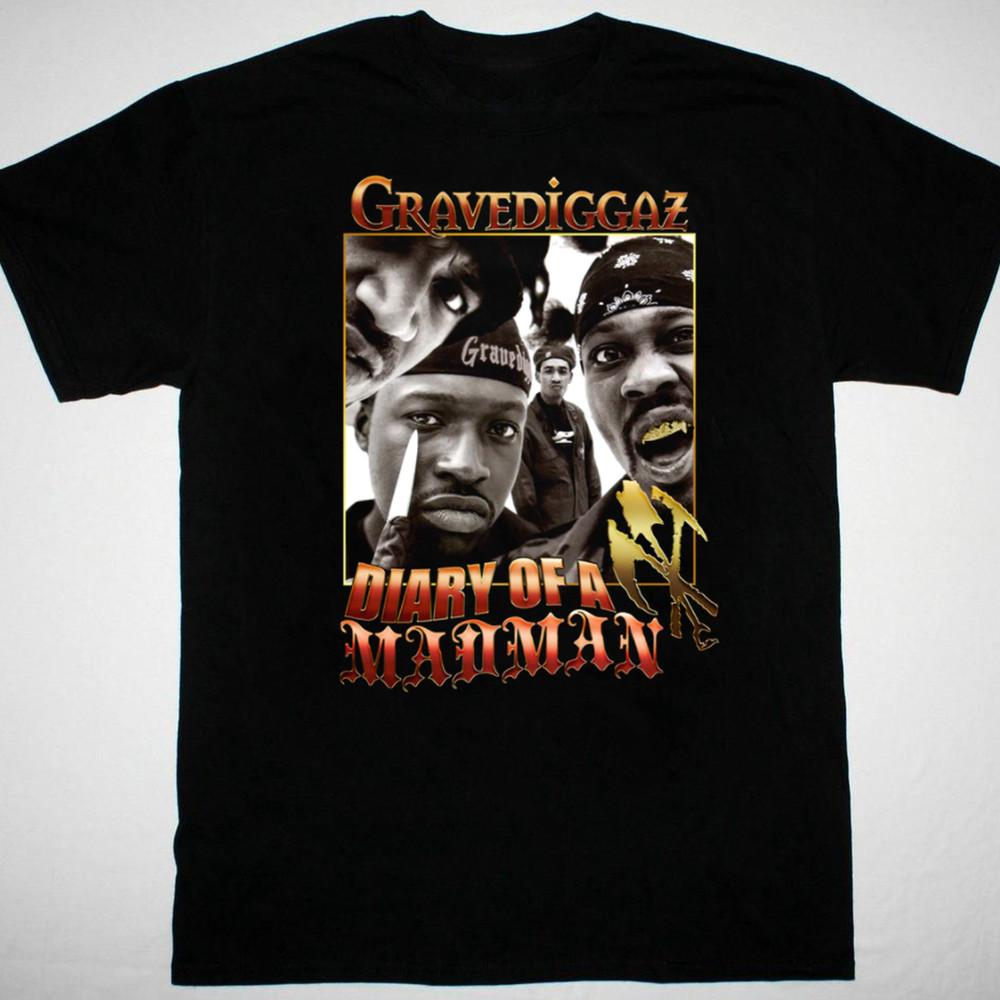 VTG Gravediggaz band Men T-shirt Black Unisex All Sizes JM572 Unisex T-Shirt XXL