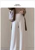 Spring/Autumn Maternity Wide-Leg Drawstring Pants for Early Pregnancy