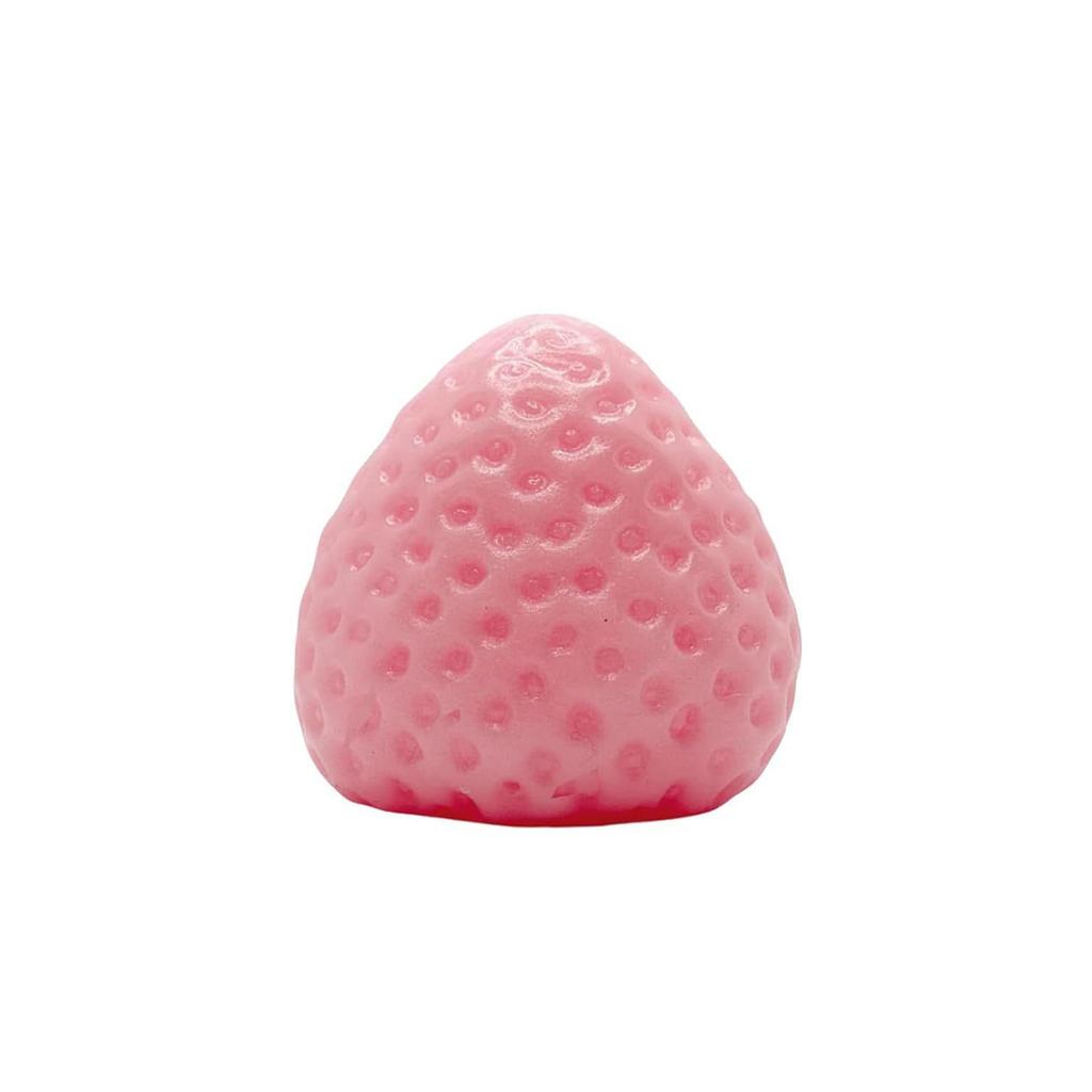 Simulated Strawberry Pinch Music, Novel Stress Relief Toy, Silicone Feel Stress Relief and Release Toy