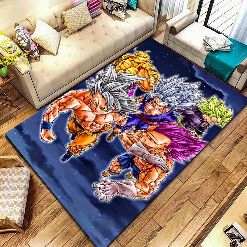 Dragon Ball Z Carpet Rug For Living Room Bedroom Home Sofa Decoration,kids Play Nonslip Floor Mat