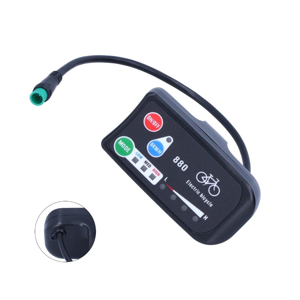 PVC E-Bike Display 36V 48V Power Supply E-Bike Display Meter  Electric Modification