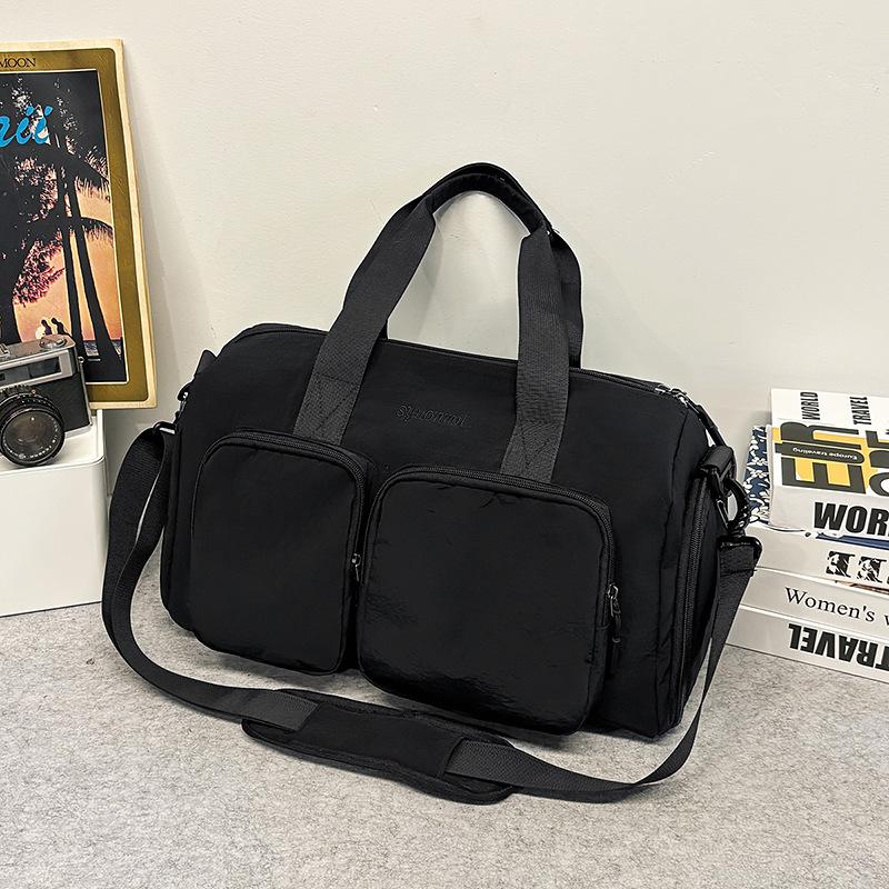 Portable independent bag, leisure travel bag, female messenger, large-capacity sports fitness bag, multi-pocket storage, luggage bag.