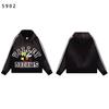 Vale Forever Anthem Bee Loose Striped Embroidered Washed Booted Hoodie Hoodie Set
