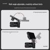 All-Metal Aluminum Alloy Snail Ball Head Hot Shoe DSLR/Phone Clip Monitor Bracket