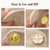 40/80/120pcs Yellow and White Brooch Base DIY Brooch Clip Jewelry Buckle DIY Necklace Bracelet Anklet Phone Chain
