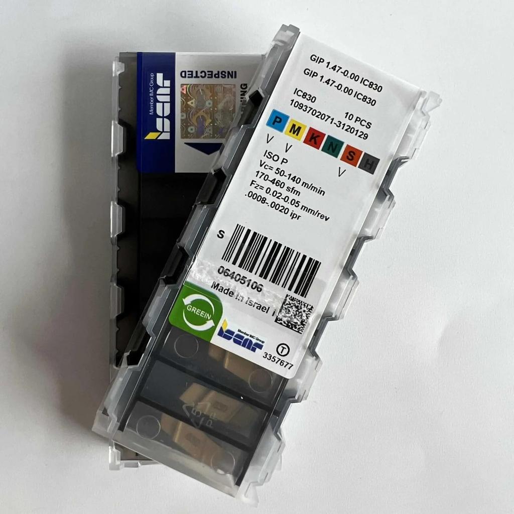 ISCAR / GIP1.47-0.00 IC830 /Industrial Indexable Carbide Inserts 10 PCS
