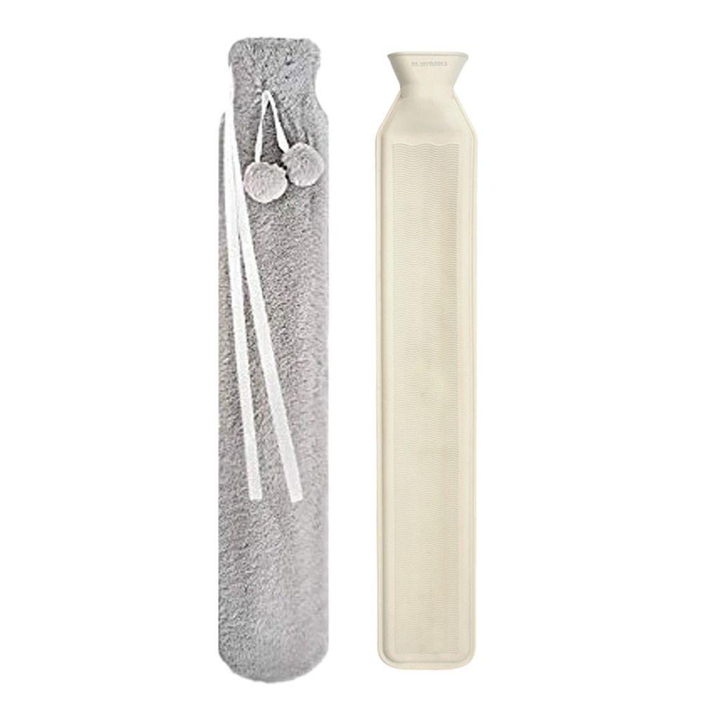 

Removable Warm Water Bag Leak-proof Water-filled Waist Warmer Long Hot Water Bottle Bag Hand сірий