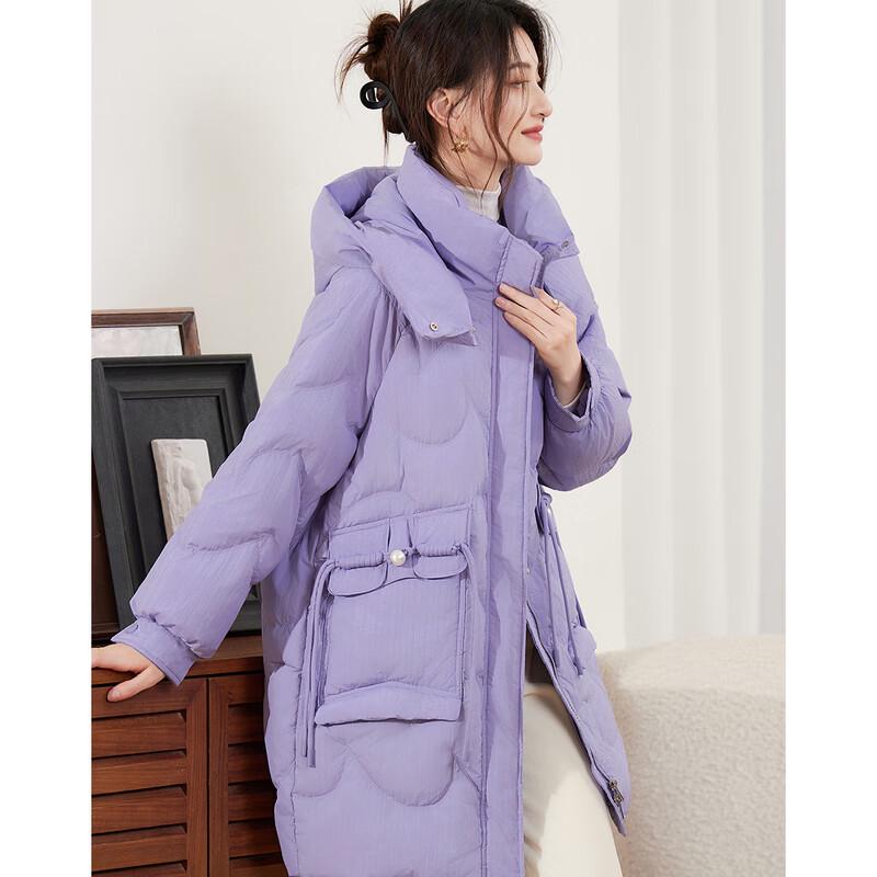 Sishui Nianhua Women's Mid-length Down Jacket L22014Y1