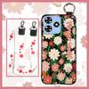 Phone Holder Kickstand Phone Case For ZTE Blade A73 4G/V50 Smart Durable Anti-dust Silicone Wrist Strap Fashion Design
