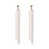 Fashion Long Pearl Fringed Earrings For Women, Temperament, Personality, Trend, Fairy And Thin Earrings