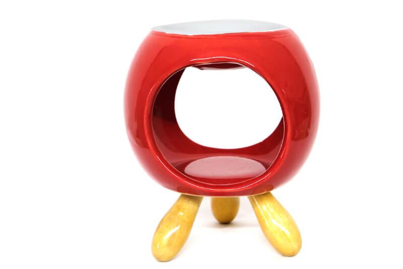 

Incense Burner with Wooden Legs