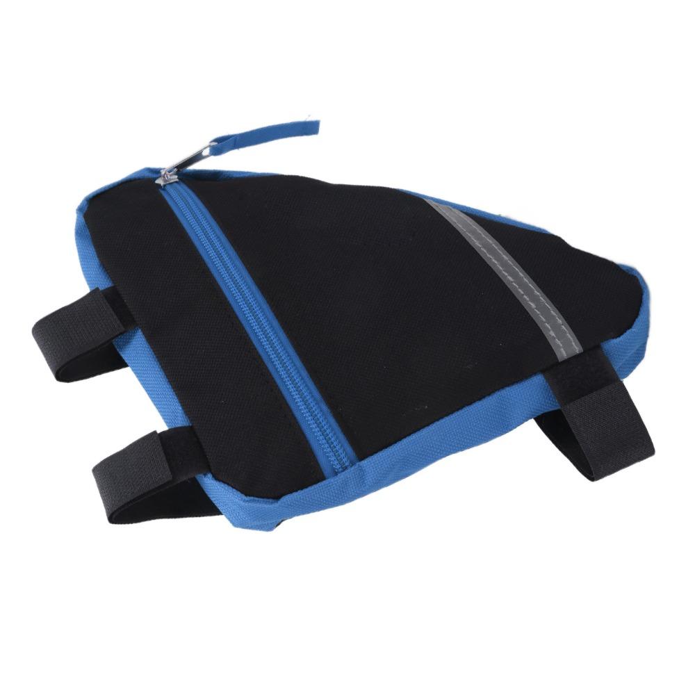 Quick Installation Bike Bag 600D Nylon Fabric Triangle Bicycle Bag  Folding Bike Use