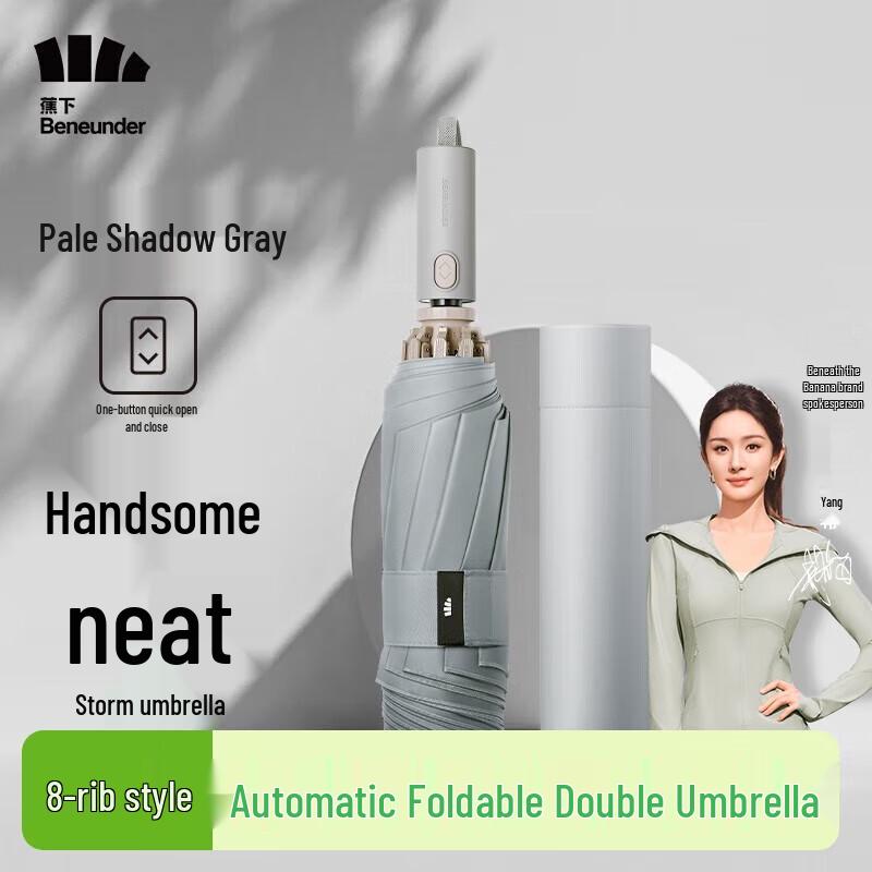 Beneunder RP63124 Tri-Fold Manual Dual-Use Umbrella