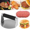 Pressa per Smash Burger in Acciaio Inossidabile da 5,5 Pollici con Manico Antiscottatura Strumento Schiaccia Hamburger per Smashburger Bacon Carne Macinata