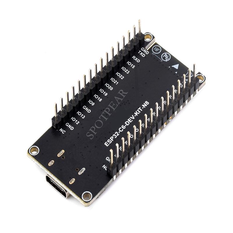 ESP32-C6 WiFi 6 Dev Board with 160MHz Single-Core Processor, ESP32-C6-WROOM-1-N8