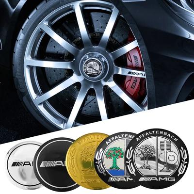 4Pcs 56mm Car Wheel Center Hub Cap Sticker Accessories Mercedes Benz AMG W204 GLC CLA Brabus Smart Maybach W205 W203 W206