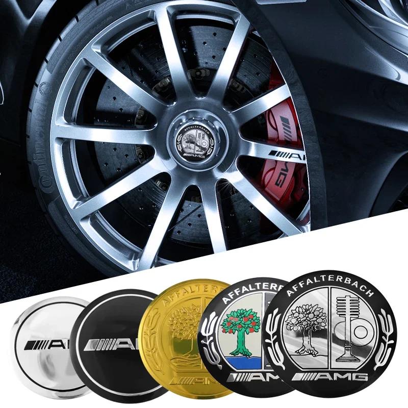 4Pcs 56mm Car Wheel Center Hub Cap Sticker Accessories Mercedes Benz AMG W204 GLC CLA Brabus Smart Maybach W205 W203 W206