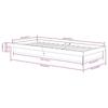 Solid Wood Bed Frame 90 X 190 Cm