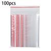 10x15cm Ziplock Bags Resealable Plastic Pouches, Thick Clear Bags for Storage 100 Pcs