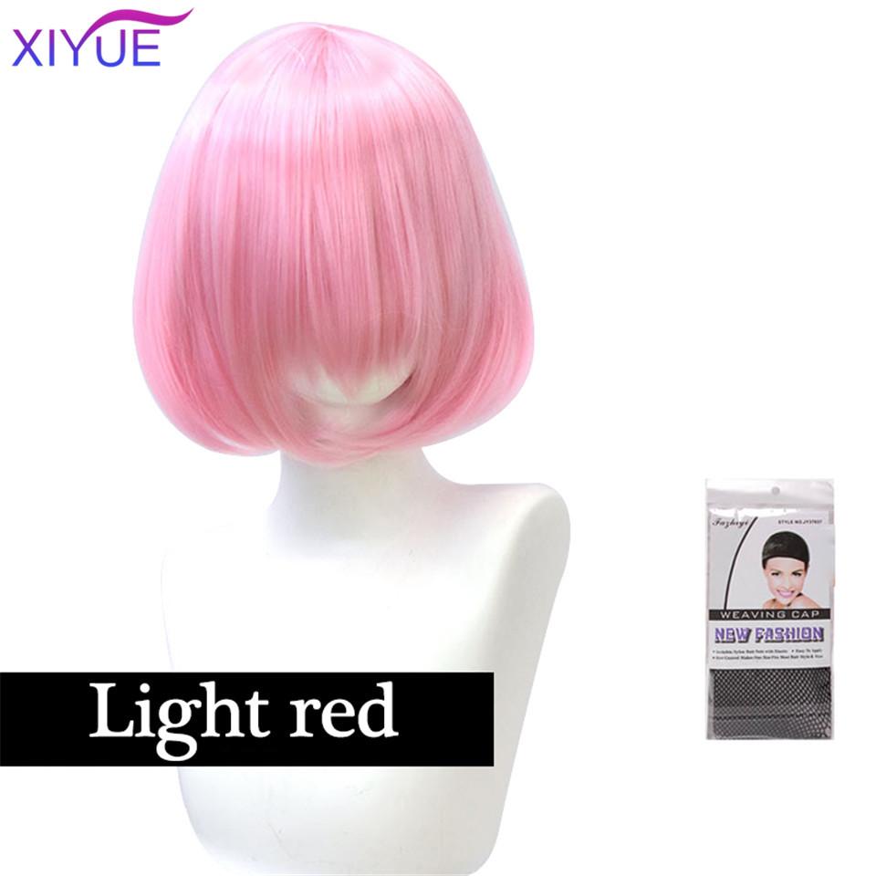 Perucă sintetică zilnică cu val mediu violet Umbre pentru femei negre albe Cosplay din fibre naturale păr fals rezistent la căldură peruci ondulate