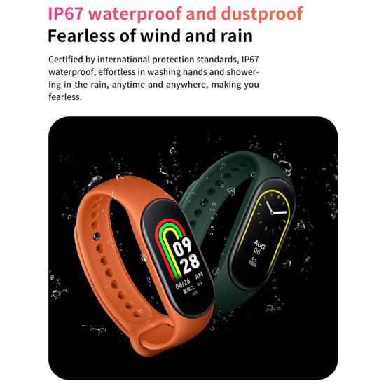 Smart Watch Touch Life Waterproof Health Screen Sleep-Monitoring Monitoring Multilingual Display Colorful Screen