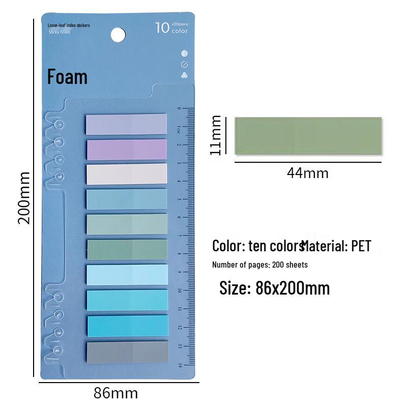 Triangle & Round Segmented Pull-out Strong Adhesive Sticky Notes for Memos