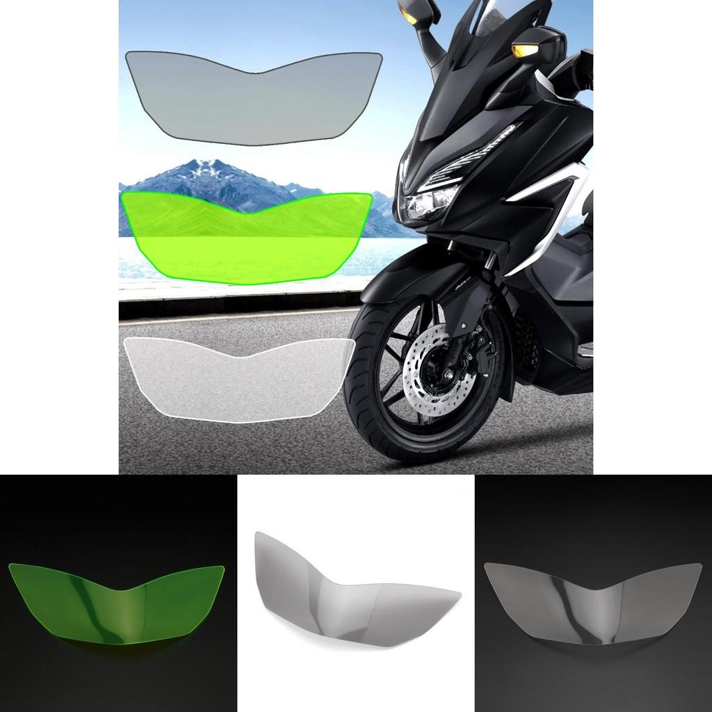 Premium Headlight Protection Lens For Honda Forza 300 Motorcycle Available In Smoky Fluorescent And Clear Variants