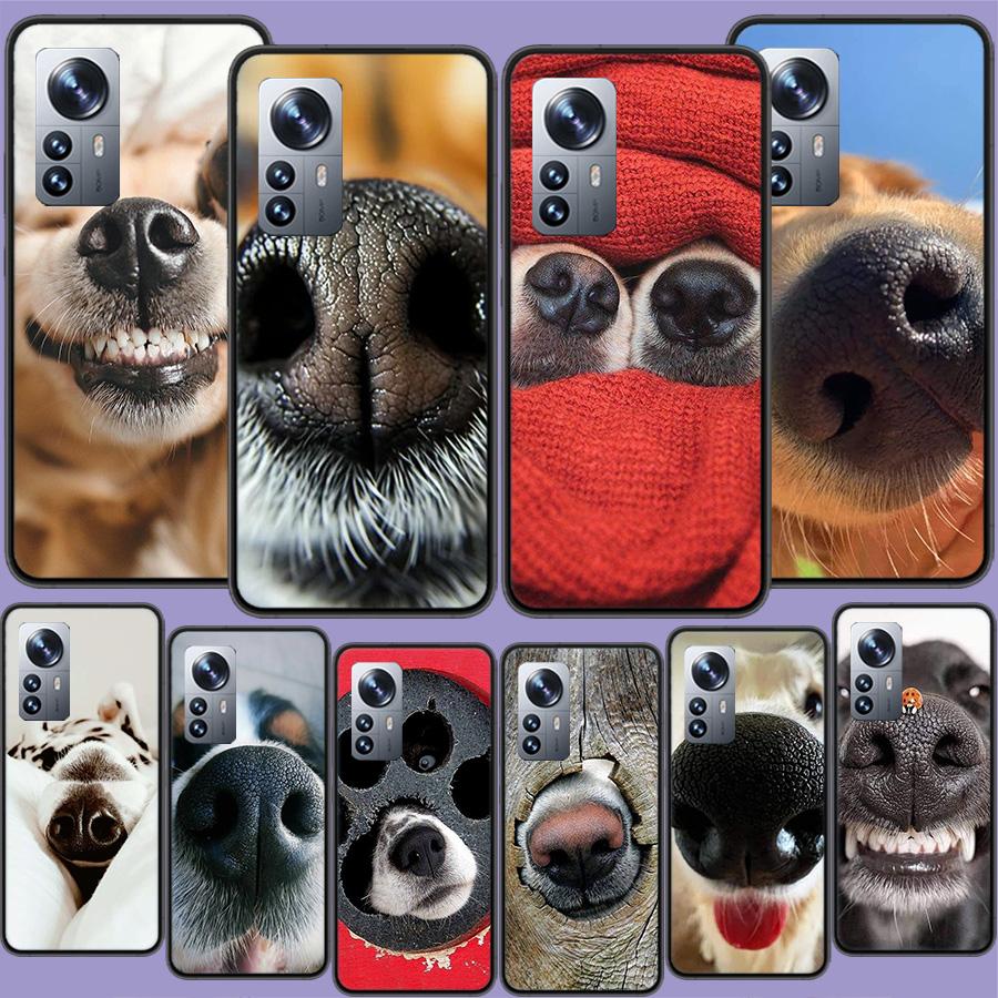 Show You Its Cute Dog Nose Phone Case For Redmi Note 15 Pro 5G 14 13 12 Pro Plus 11 11T 11E 11S 10 Pro 10S 9 9S Cover Cell Clear
