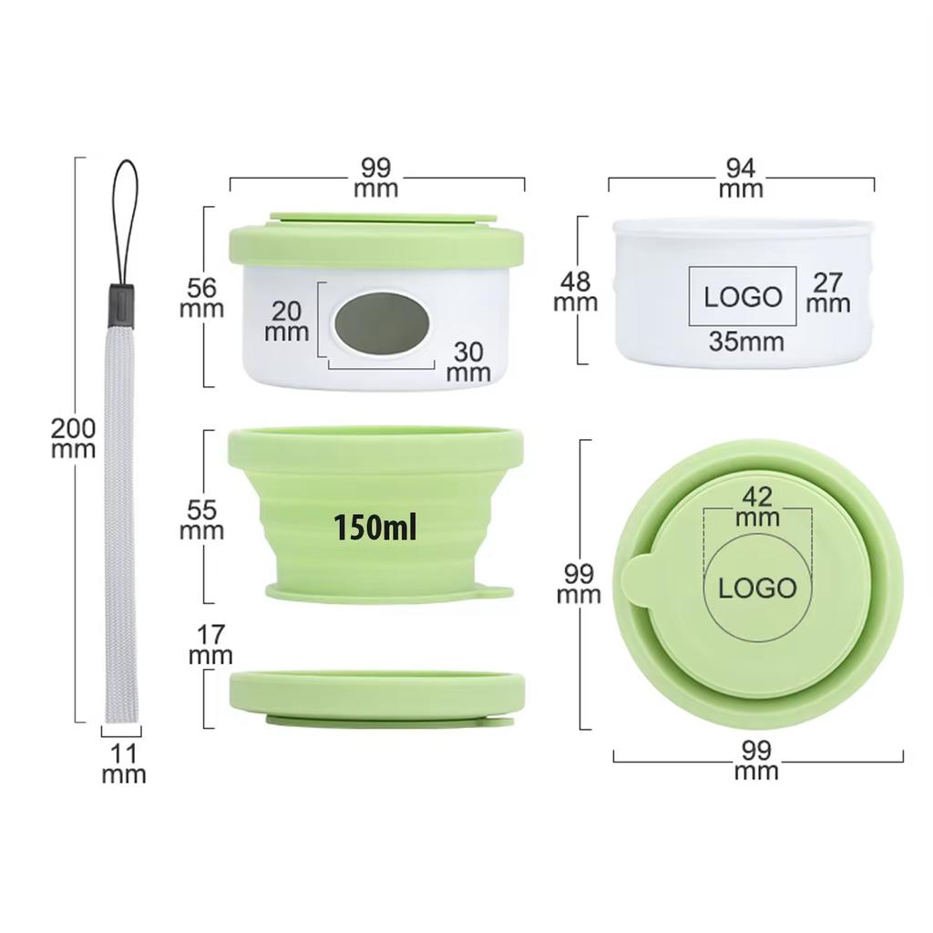 3-in-1 Portable Dog Water Bottle - Pet Travel Drink Dispenser with Food Feeder & Poop Bag Holder , for Walking, Hiking, Travel