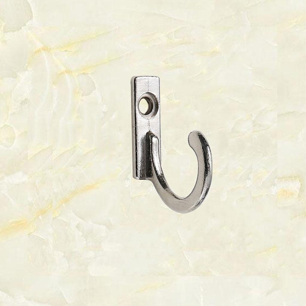 10 Pcs Heavy Duty Robe Hook Simplicity Hanger Vintage Bronze Small Hooks for Hanging Hat Towel Bag Rope Easy to Install