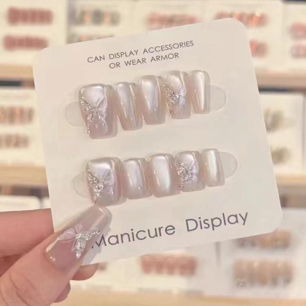 Handmade Nail Wear Fashion Casual Simple Exquisite Classic Nail Patch Style