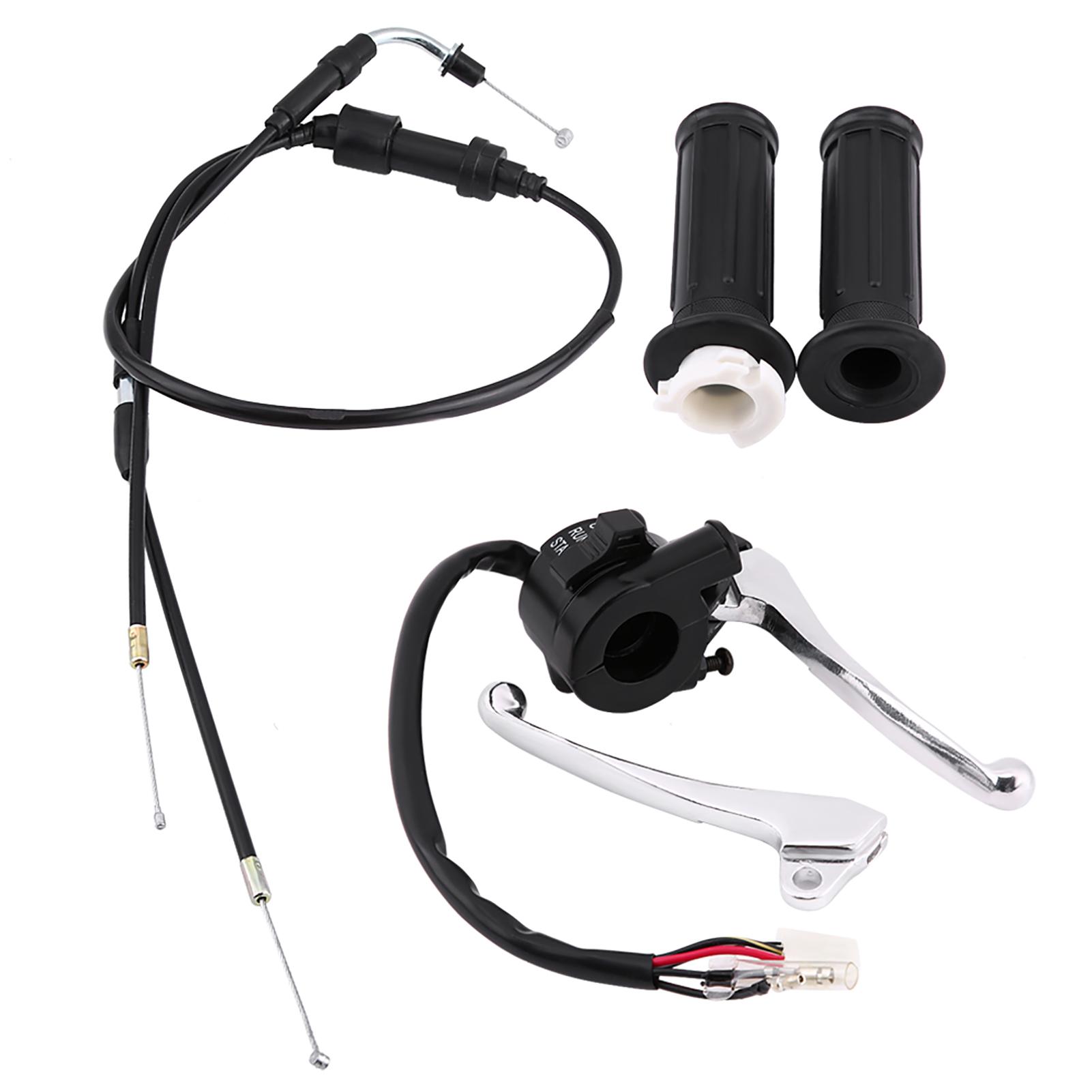 

Brake Lever Hand Grip Throttle Cable Kit for PW50