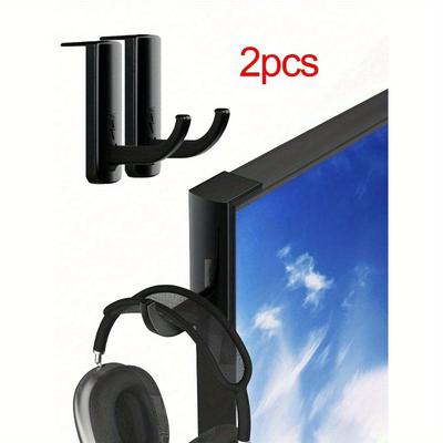 Kopfhörer Haken Ständer Geeignet für Computer Headset, Monitor Bildschirm, Schreibtisch, Wand Spiel Aufbewahrungsregal, Kleiner und Stabiler Kopfhörer Haken
