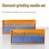 Diamond Multi-Shape Grinding Needle Set - 3mm Abrasive Engraving and Polishing Heads