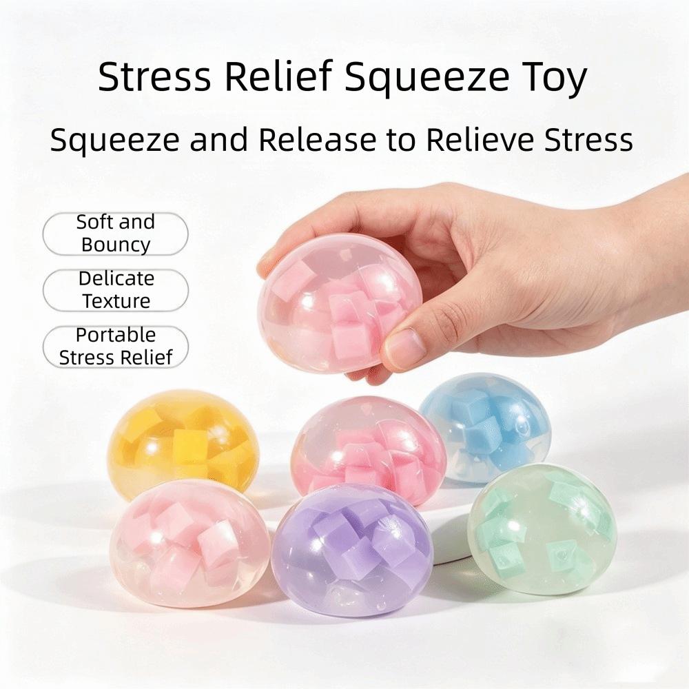 Slow Rising Sensory Squeeze Toy Slow Resbound Squishy Toy Crunch Snowball Squishy Toy Gifts