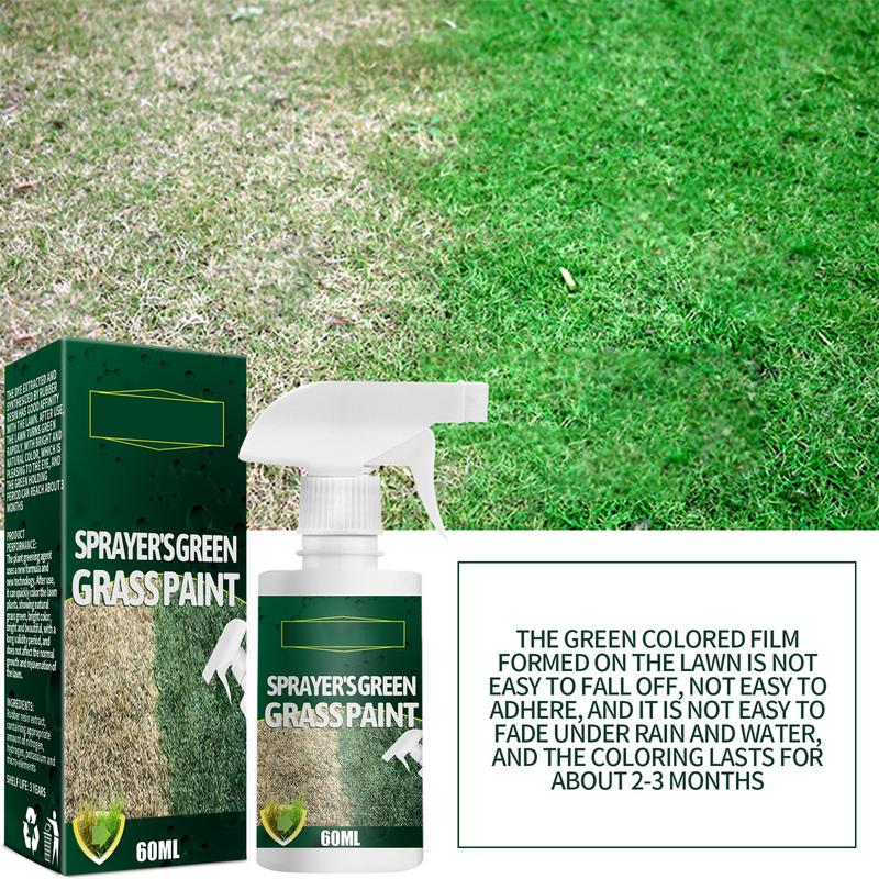 Hot Sale Green Grass Lawn Spray Household Seeding System Liquid Spray Seed Lawn Care Grass Shots Natural Pet-Friendly