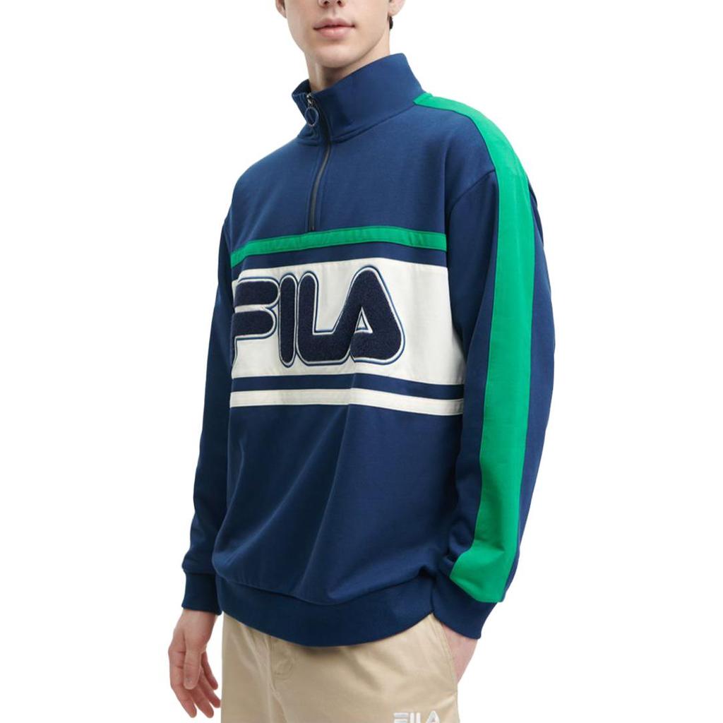 FILA Sweatshirts Unisex Stand Collar Moderate Regular F51U349299ADB