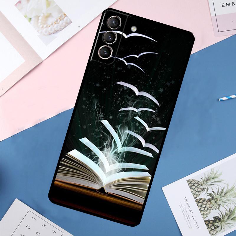 Book Lover Case For Samsung Galaxy S25 Ultra S21 S22 S23 S24 Ultra S9 S10 Plus S20 FE S25 FE Back Cover